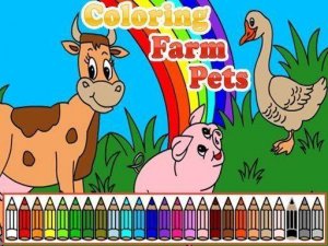 Farm Friends Coloring Pad