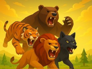 Wild Animal Battle Simulator