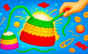 Cute Knitting: Yarn Sorting Puzzle Online Game