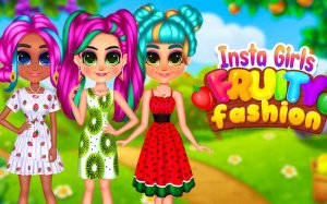 Insta Girls Fruity Fashion Party Dress Up Game Online