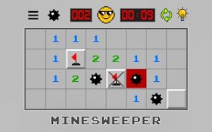 Classic Minesweeper Logic Puzzle