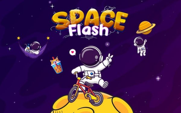 Space Flash - Arcade Bike Racing Online Game