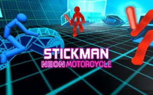 Stickman Neon Motorcycle Racing Game - Free Offline Arcade Racer