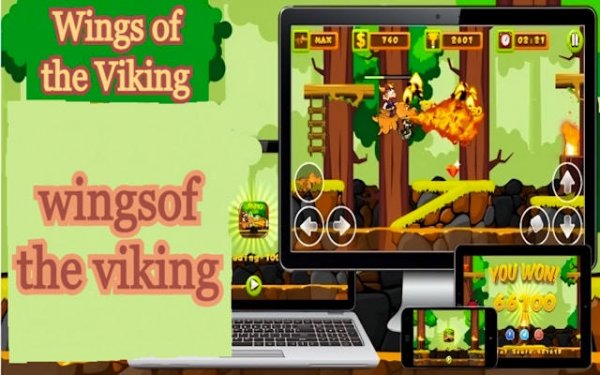 Wings of the Viking - Dragon Flight Adventure Arcade Game